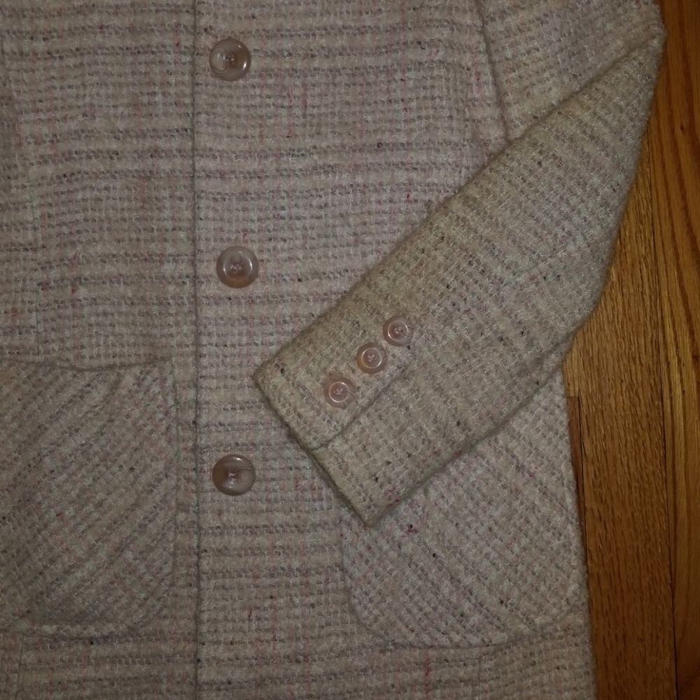 Larry Levine Tweed Coat - Picture 4 of 8